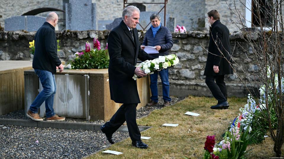 Lufthansa CEO Carsten Spohr said the tragedy still haunts his company today.<span class="copyright">CHRISTOPHE SIMON</span>