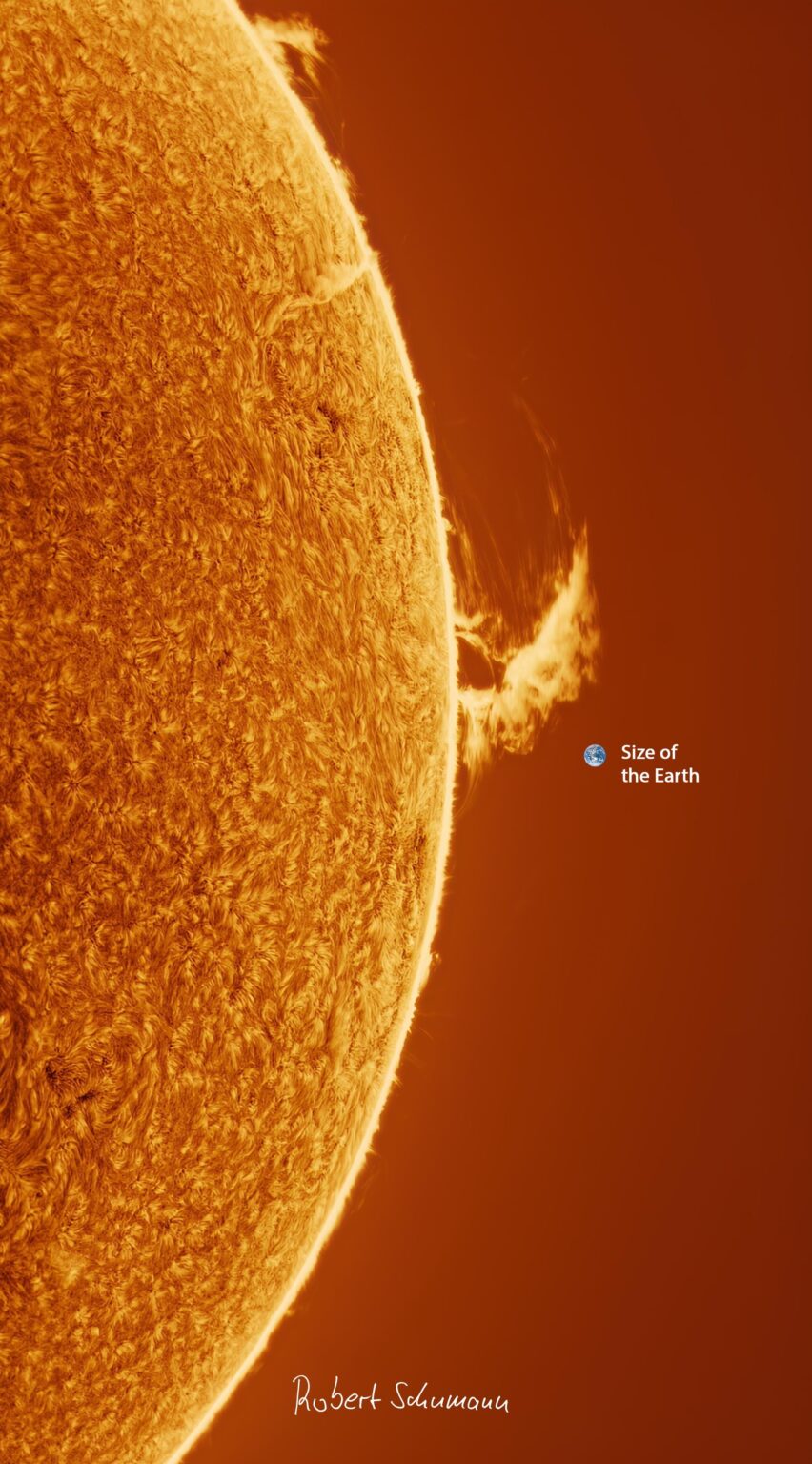 A large solar prominence [OC]