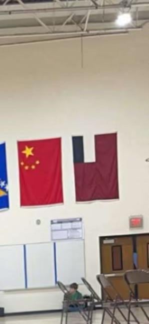 My school in the US still has the 1991-2004 Georgian Flag hung up