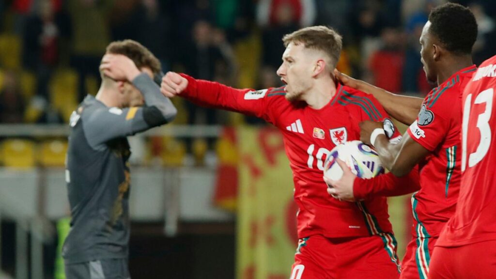 Wales snatch last-gasp point in World Cup qualifier away to North Macedonia
