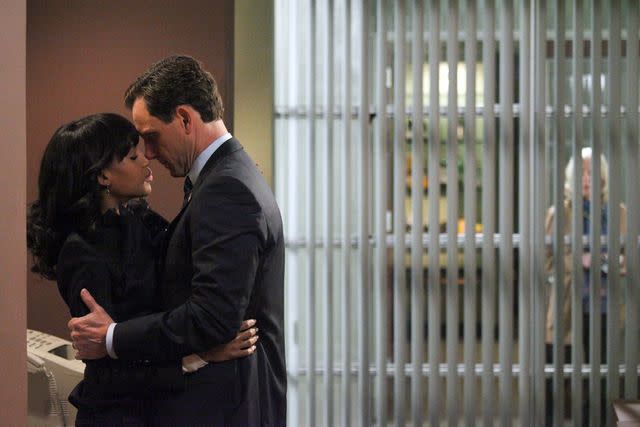 Richard Cartwright/Disney General Entertainment Content via Getty Kerry Washington and Tony Goldwyn on 'Scandal'