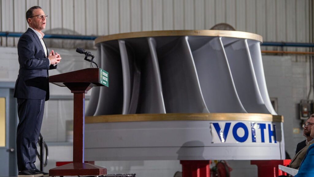 Shapiro visits York County touting Lightning Plan for energy industry