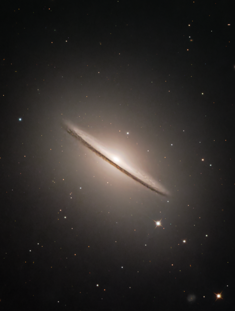 Two nights ago I took a photo of the Sombrero galaxy from my backyard. The telescope used for this I found for only $500 (secondhand). Space is more accessible than you think! [OC]