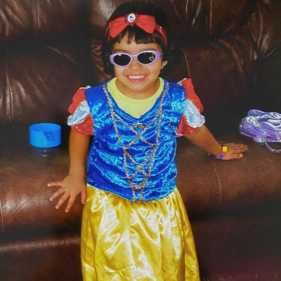 In the adorable picture, a toddler-aged Zegler was dressed in a Snow White costume. Instagram/@rachelzegler