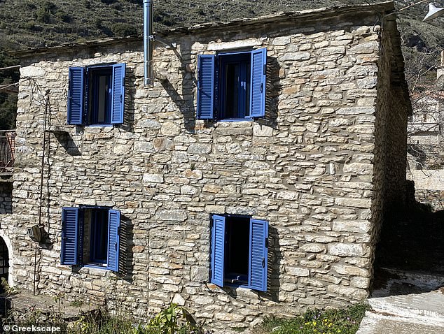 Heavenly: This restored stone house is located in the traditional mountain village of Kastania
