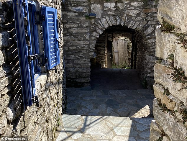 Bargain: The property is on sale for €175,000 via Greekscape