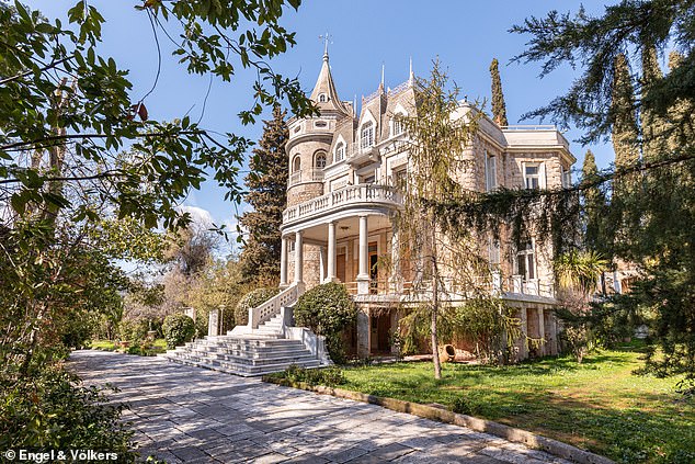 What a home: This eight-bedroom house in Strofili is on sale via Engel & Völkers for €12,000,000