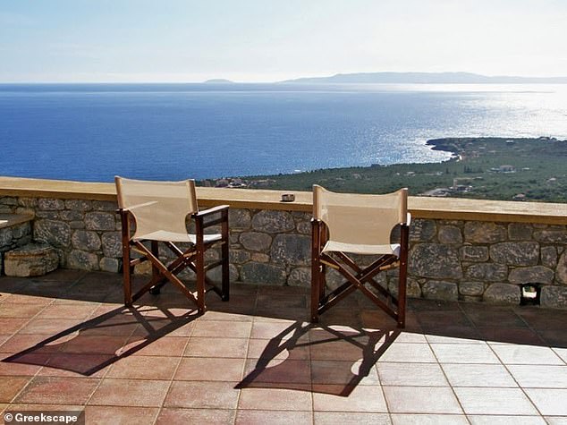 Gorgeous: The property is by the sea and has stunning coastal views