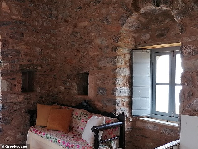Inviting: The tower currently has two bedrooms, a kitchen and a bathroom