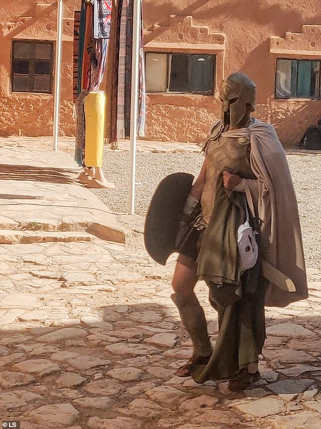 And on Thursday, film crews were also in the Moroccan village of Aït Benhaddou as cast members and extras flooded the area