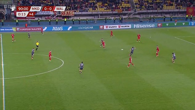 Joe Allen  played a poor backpass intended for Joe Rodon that was straight to Bojan Miovski