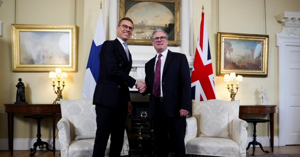 UK and Finland ‘tied hip-to-hip’ on Nato, says Finnish president in No 10 visit – The Irish News