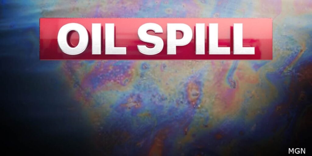 Environmental cleanup crews working to clean Whitehouse oil spill
