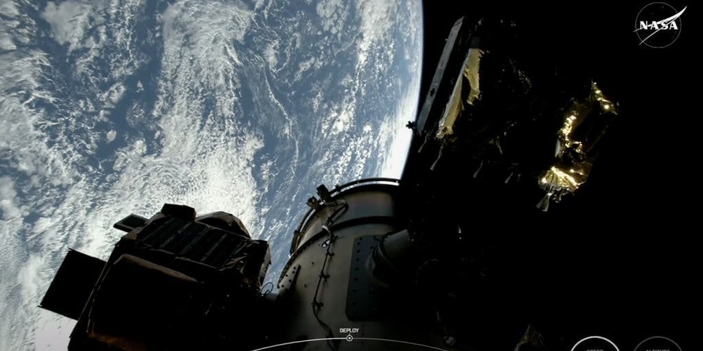 Asteroid probe thought to be tumbling in space