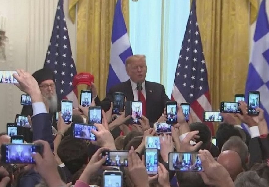 March 25: Donald Trump welcomes the Greek community - "It reminds me of the great Constantine," Archbishop Elpidoforos said
