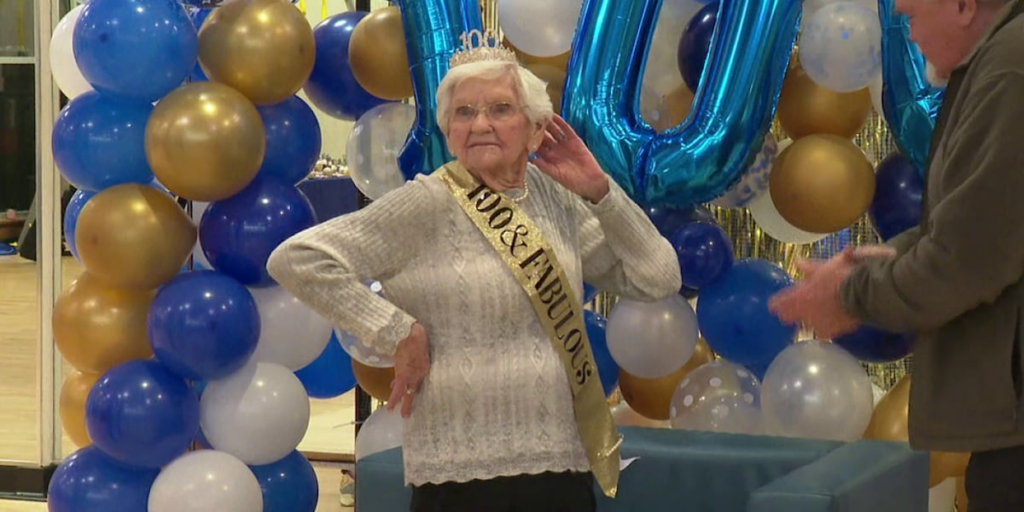 Gainesville Health & Fitness ambassador Billie Bob Sykes celebrates turning 100 years old