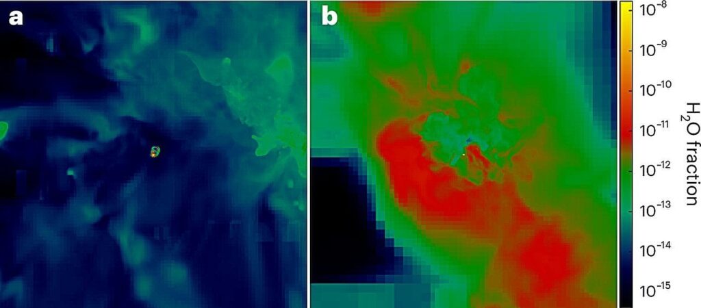 Water might be older than we first thought, forming a key constituent of the first galaxies