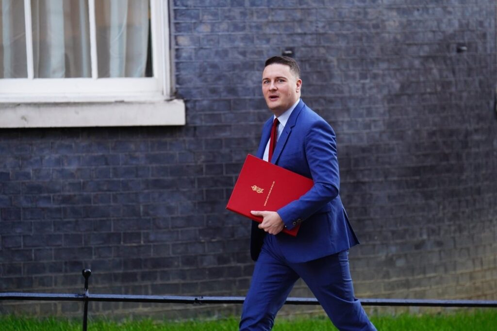 Share of NHS spending on mental health to fall next year, says Streeting