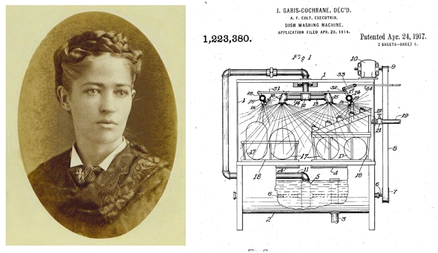a woman and a patent