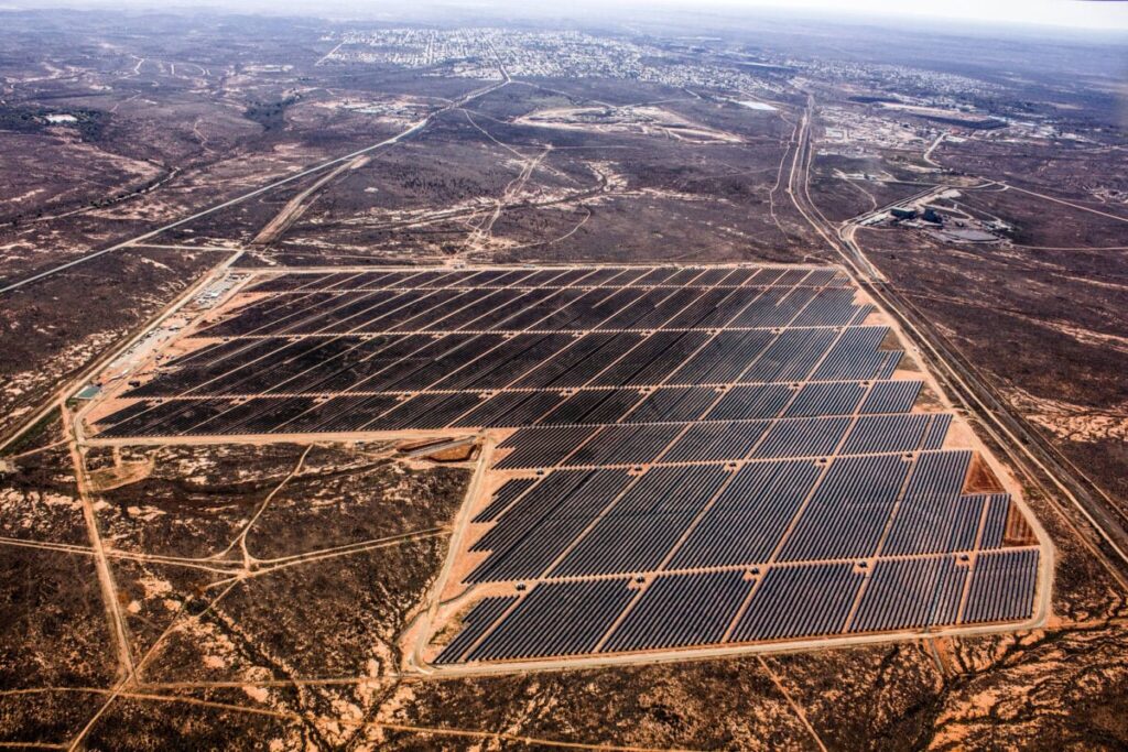 The Broken Hill solar plant.