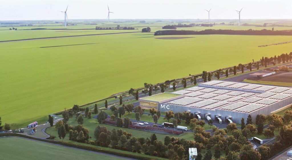 Render of MCPV manufacturing plant in the Netherlands