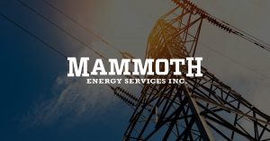 Signs of improvement reported at Mammoth Energy Services