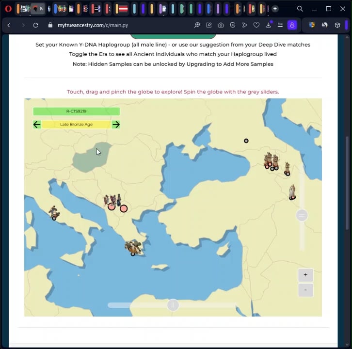 DNA by Father Line, Macedonian from Macedonia (S), Paternal Haplogroup: R-CTS9219 (not Slavic)