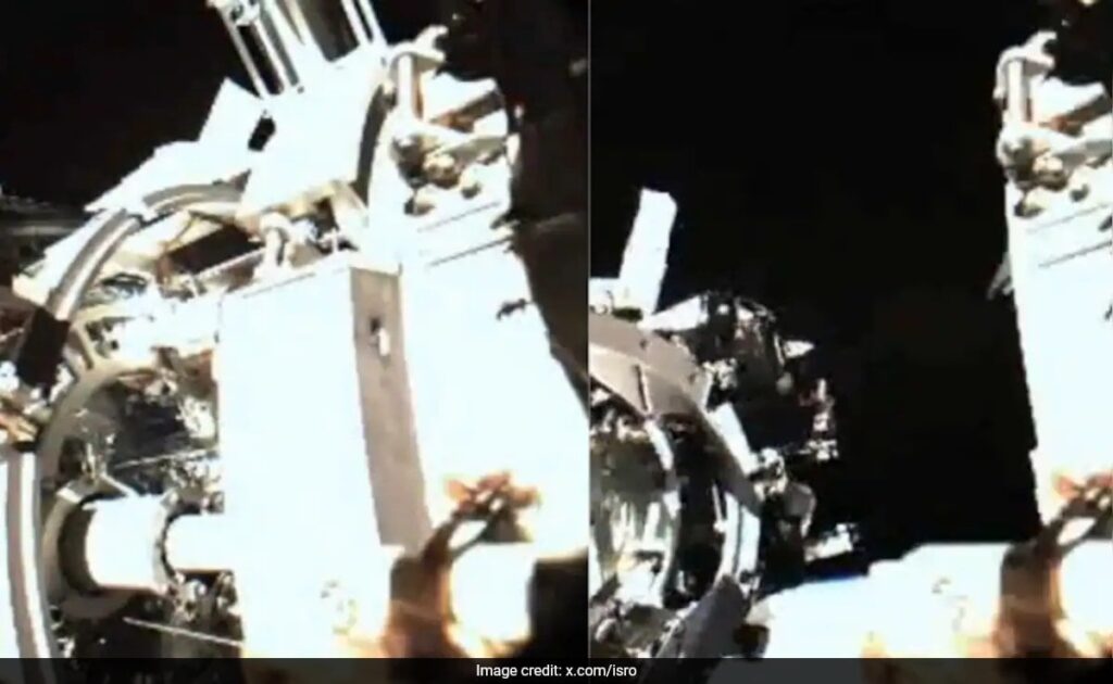 Watch: ISRO Shares "Spectacular View" Of De-Docking Of SpaDeX Satellites