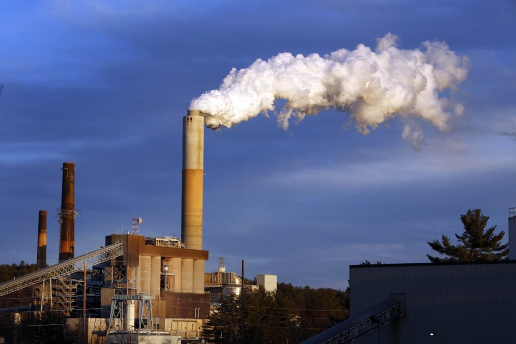 In 2015, Eversource relied on coal-fired power including from the Merrimack Station in Bow, N.H. The utility has steadily move past fossil fuels to meet Massachusetts' aggressive climate targets.