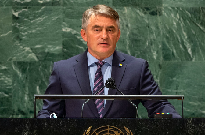 Komsic: “There must be no Dilemma about who we can rely on in the upcoming Challenges”