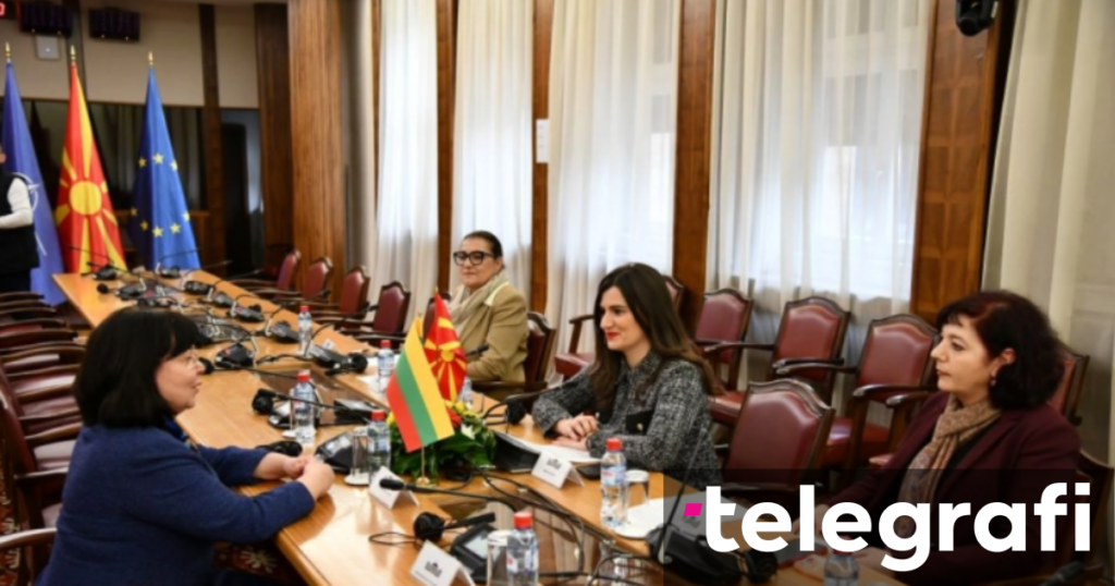 Macedonia, parliamentary body for cooperation with the parliaments of the Baltic countries in meeting with the Lithuanian ambassador - Telegraph