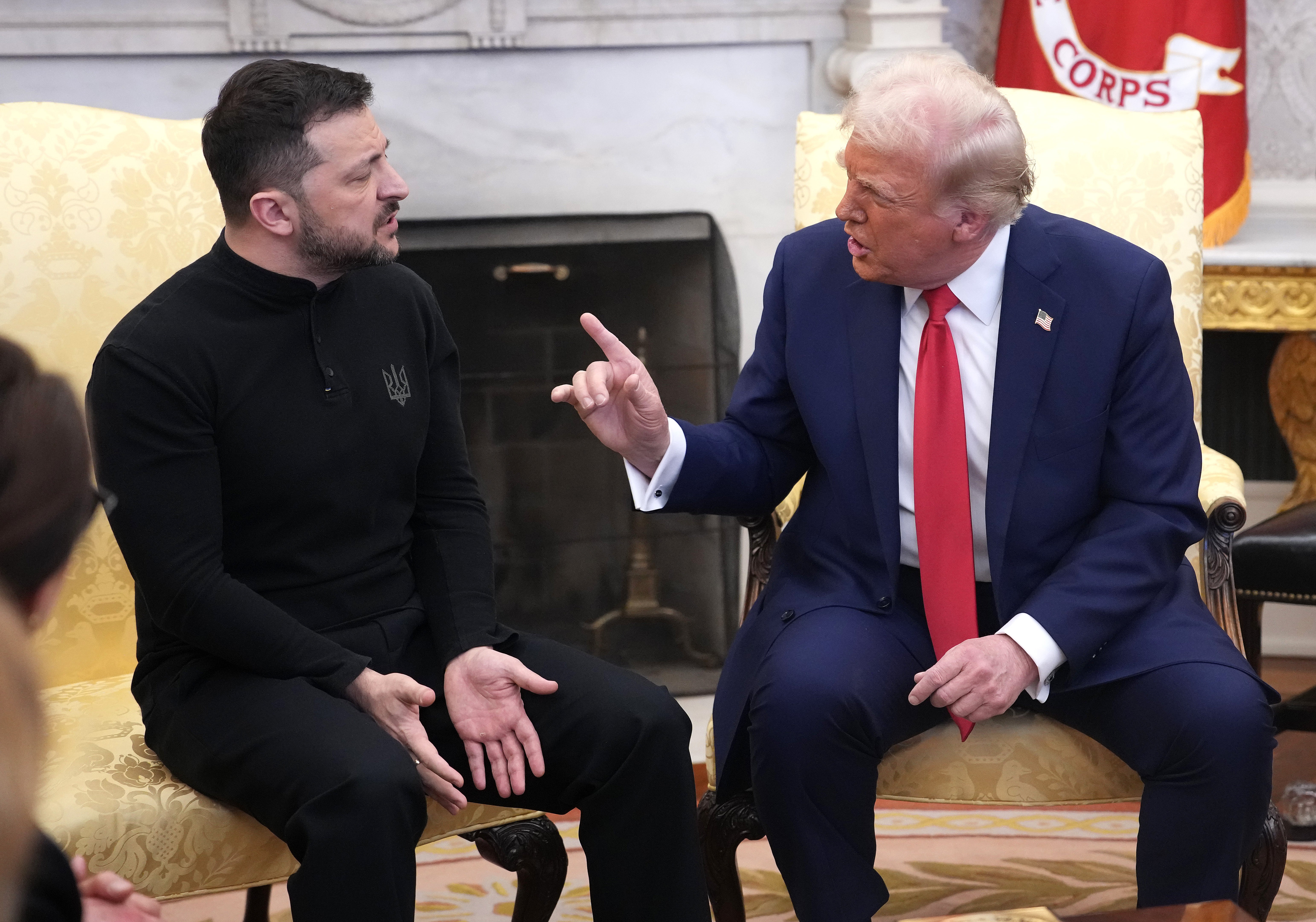 US President Donald Trump and Ukrainian President Volodymyr Zelensky clashed in a very public fallout