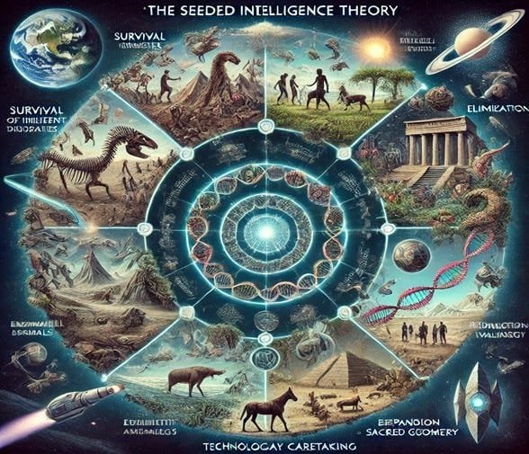 Are we rediscovering ancient tech seeded by advanced ancestors? Introducing “The Seeded Intelligence Theory”