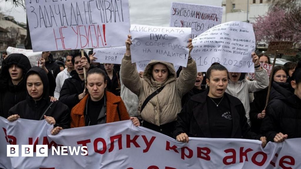 Protesters vent fury after North Macedonia disaster Protesters vent fury after North Macedonia disaster