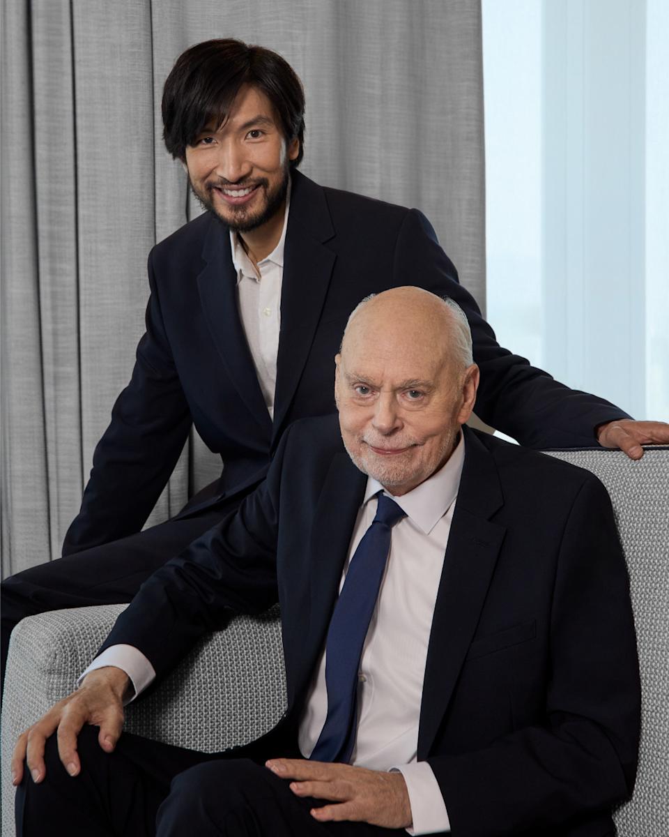 Dr. Benjie Limketkai and Sir Fraser Stoddart.