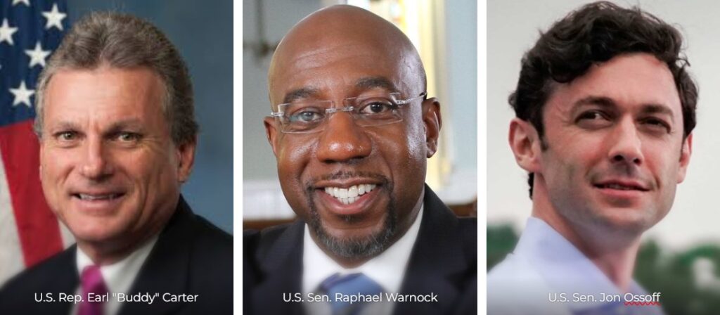 Georgia senators outperform Rep. Carter in environmental voting records