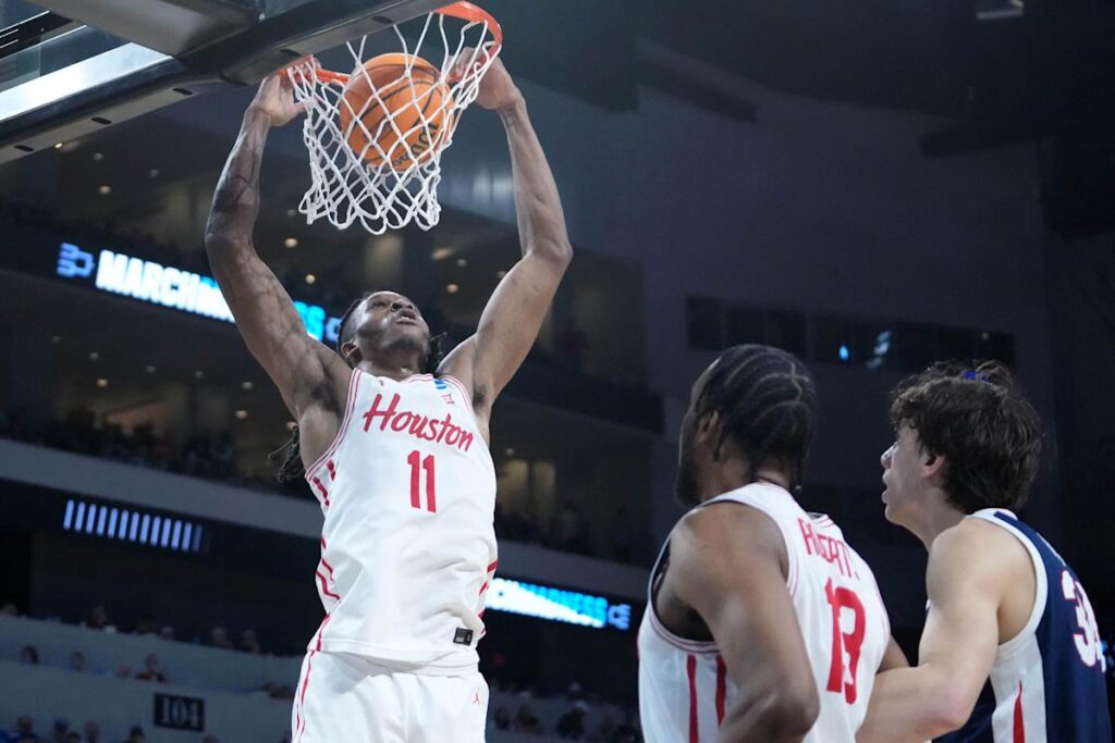 March Madness 2025: Houston halts Gonzaga's record-tying Sweet 16 streak