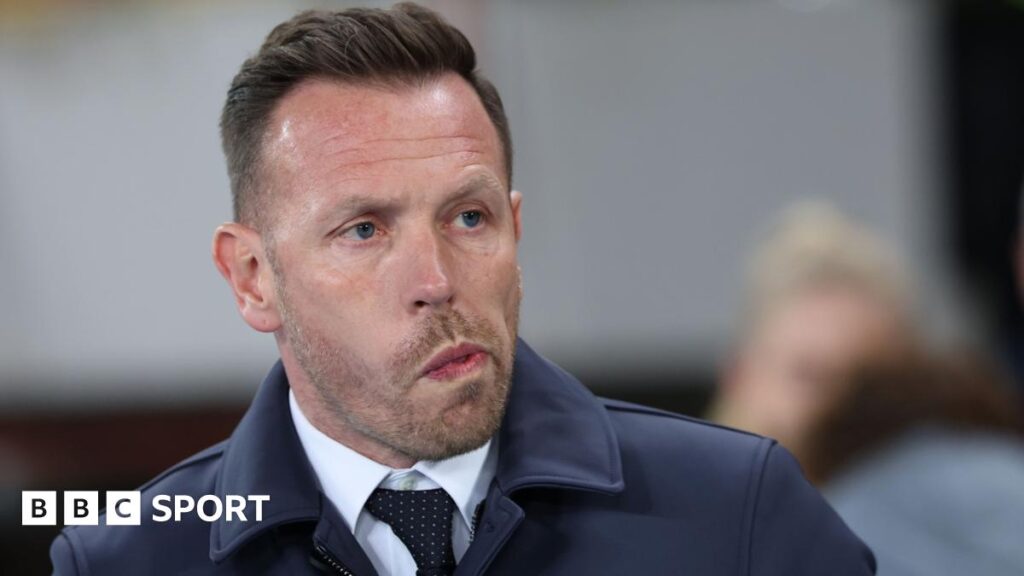 Craig Bellamy: Wales boss revels in North Macedonia chaos Tom Williams comes off the pitch against Leinster