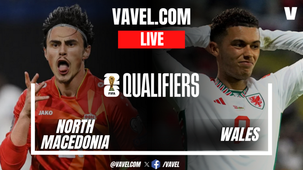 Highlights: North Macedonia 1-1 Wales in 2026 World Cup Qualifiers | 03/26/2025 VAVEL logo