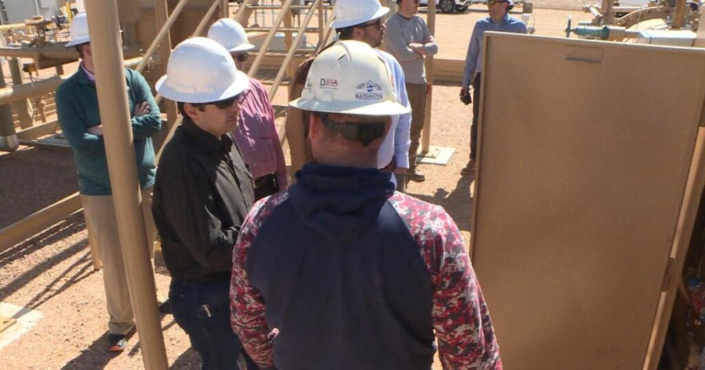 Congressman Gabe Evans tours Northern Colorado energy facilities to share information with Congress