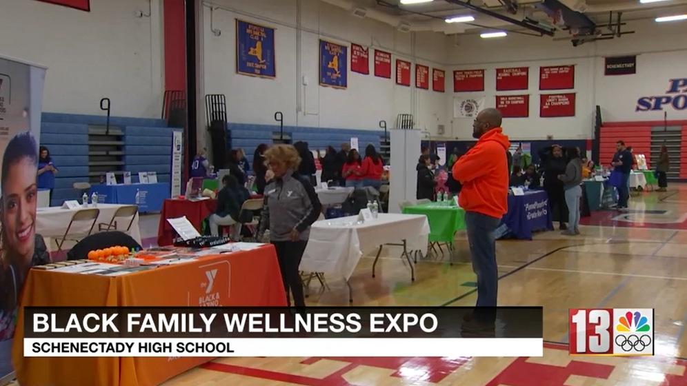 Health resources provided at Black Family Wellness Expo at Schenectady HS