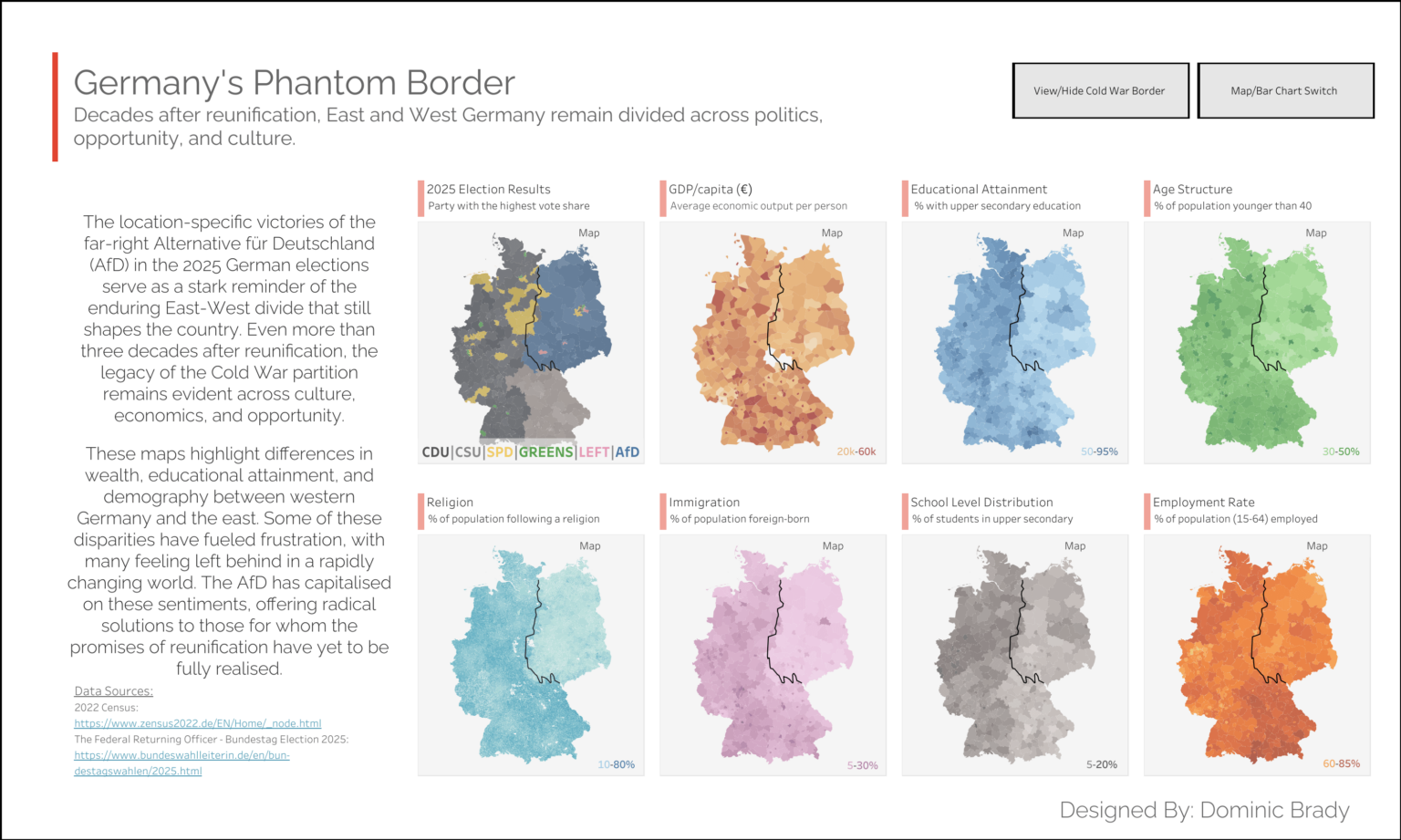 [OC] Germany's Phantom Borders