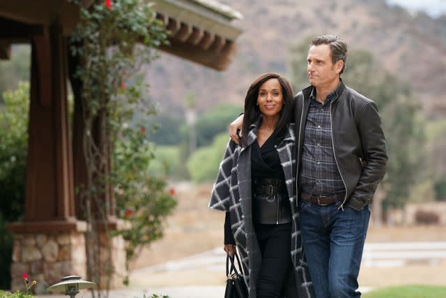 Mitch Haaseth/Disney General Entertainment Content via Getty Kerry Washington and Tony Goldwyn on 'Scandal'