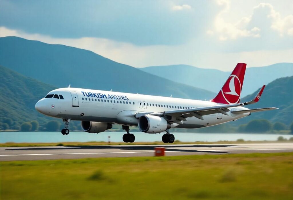 Turkish Airlines Expands Global Network with New Flights to Ohrid, North Macedonia
