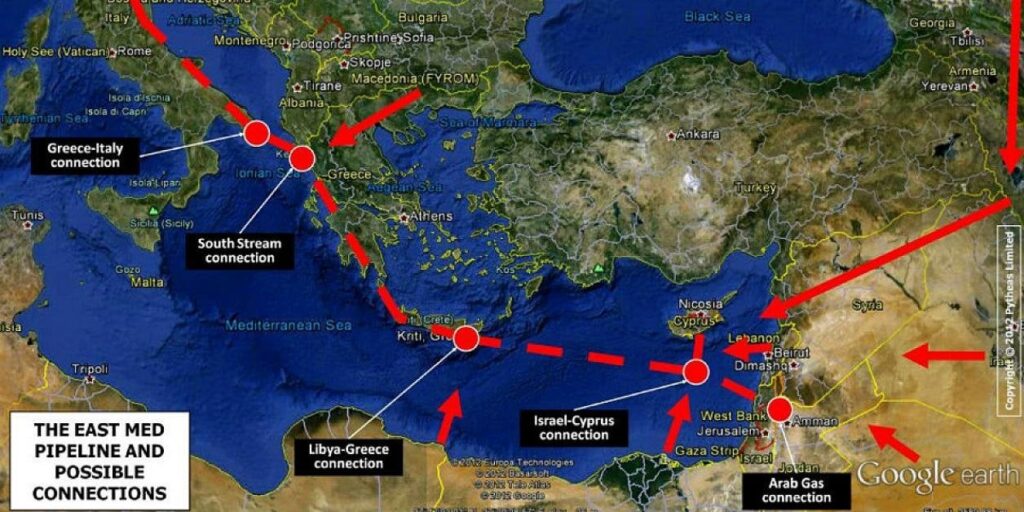 Times of Israel: East Med Agreement with Cyprus, Greece and Italy