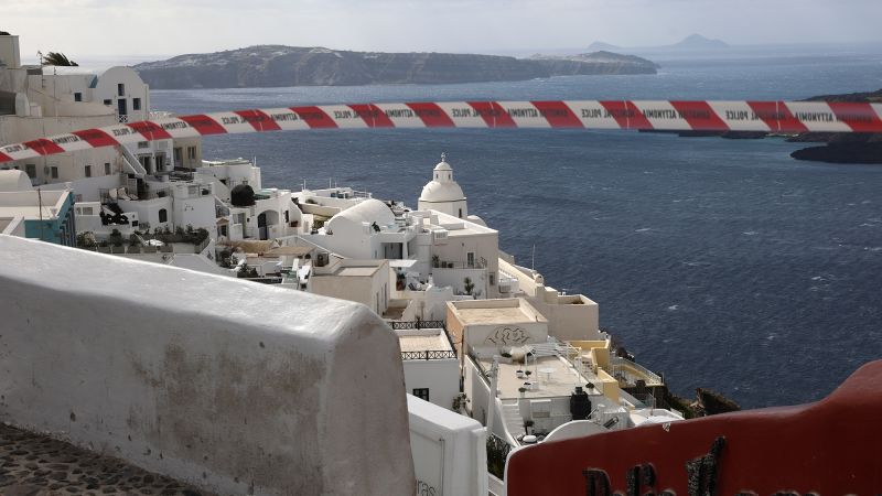 ‘We don’t believe the volcano will erupt’: Quake-hit tourism isle of Santorini prepares for a different summer ‘We don’t believe the volcano will erupt’: Quake-hit tourism isle of Santorini prepares for a different summer