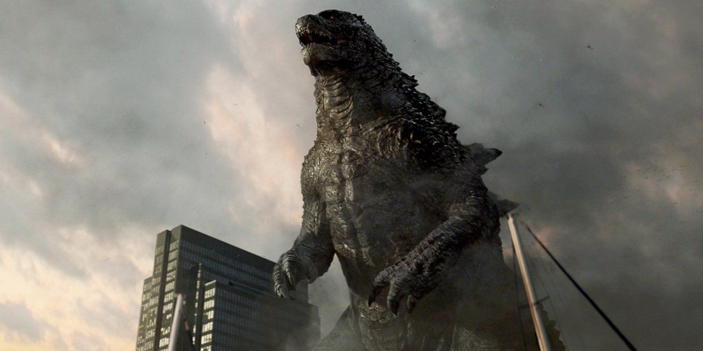 Godzilla wakes up and walks away in Godzilla 2014.
