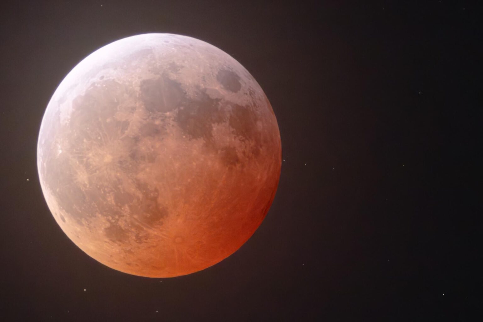 My favorite single shot photo of the lunar eclipse I took.