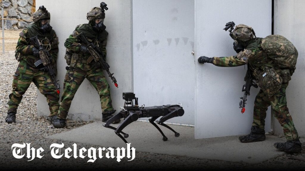 Robot dogs could help defeat North Korea in tunnel battles - South Korean and US troops simulate an assault on Kim Jong-un’s underground passageways