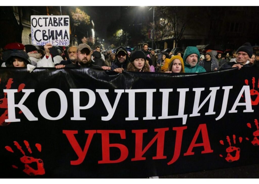 Dear Macedonians, first condolences due to tragedy! After protests in Belgrade, and after this news, I can say that it must be parted because for your tragedy, as well as those in Novi Sad, people who did not work their jobs are responsible! They already gave the green light for objects where there are risks of death!